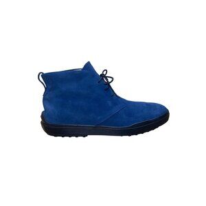 Tod’s Men’s Blue Suede Polacchinni Ankle Chukka Boots Size 7